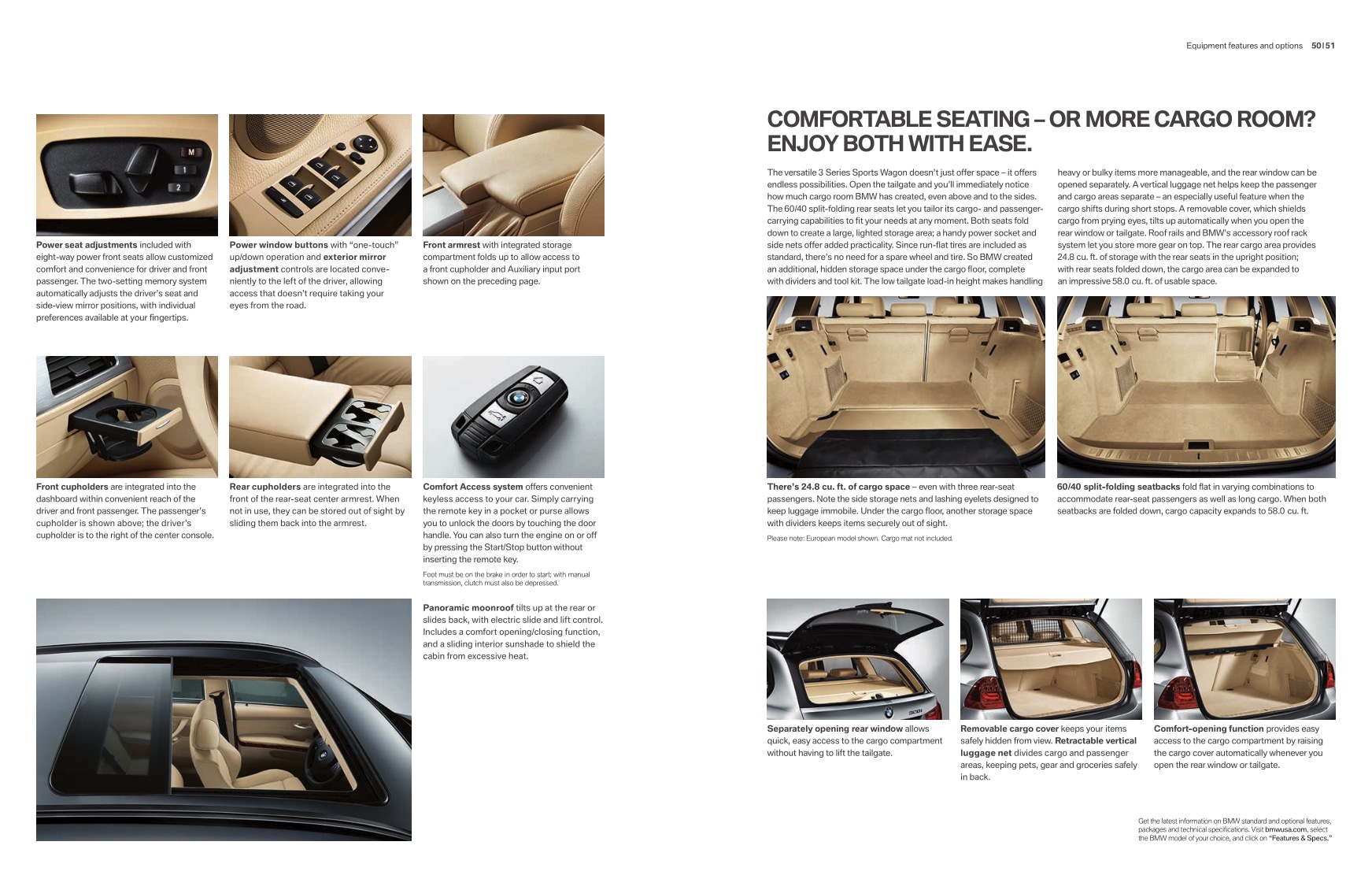 2012 BMW 3-Series Wagon Brochure Page 31